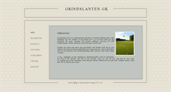 Desktop Screenshot of grindslantengolf.se